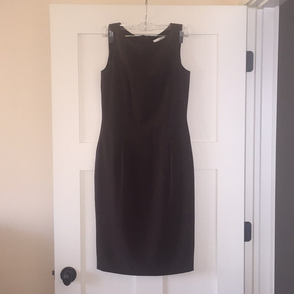 Brown sheath dress